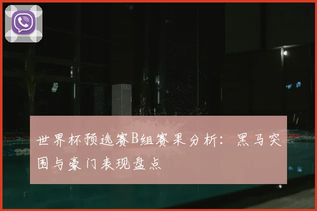 世界杯预选赛B组赛果分析：黑马突围与豪门表现盘点